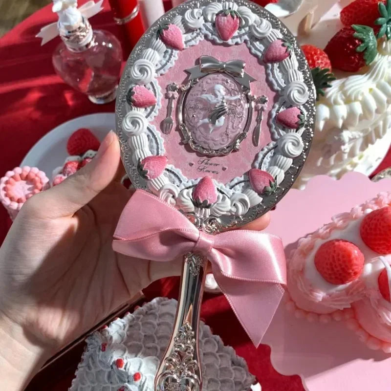 Strawberry Cupid Makeup Mirror